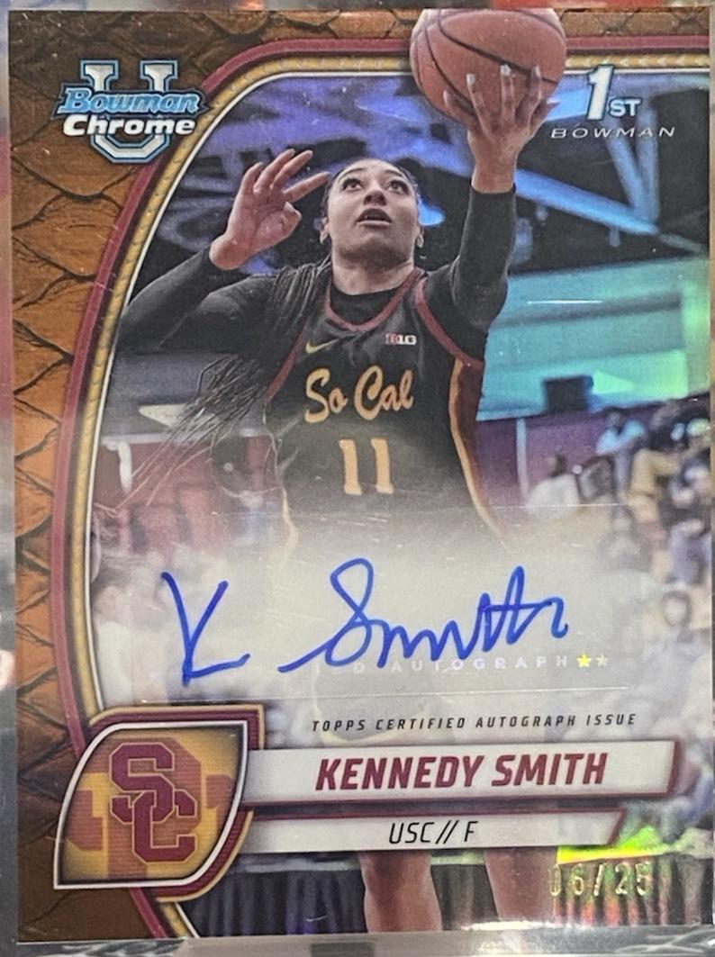 Kennedy Smith [Reptilian Orange Refractor Autograph] #44