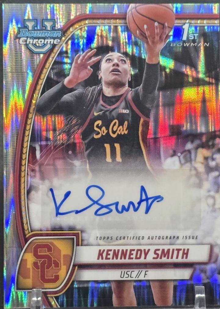 Kennedy Smith [Stealth Refractor Autograph] #44