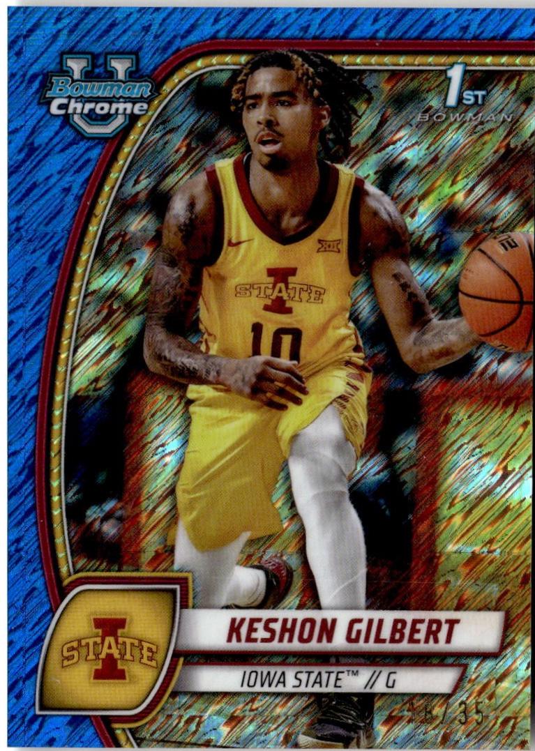 Keshon Gilbert [Blue Shimmer Refractor] #45