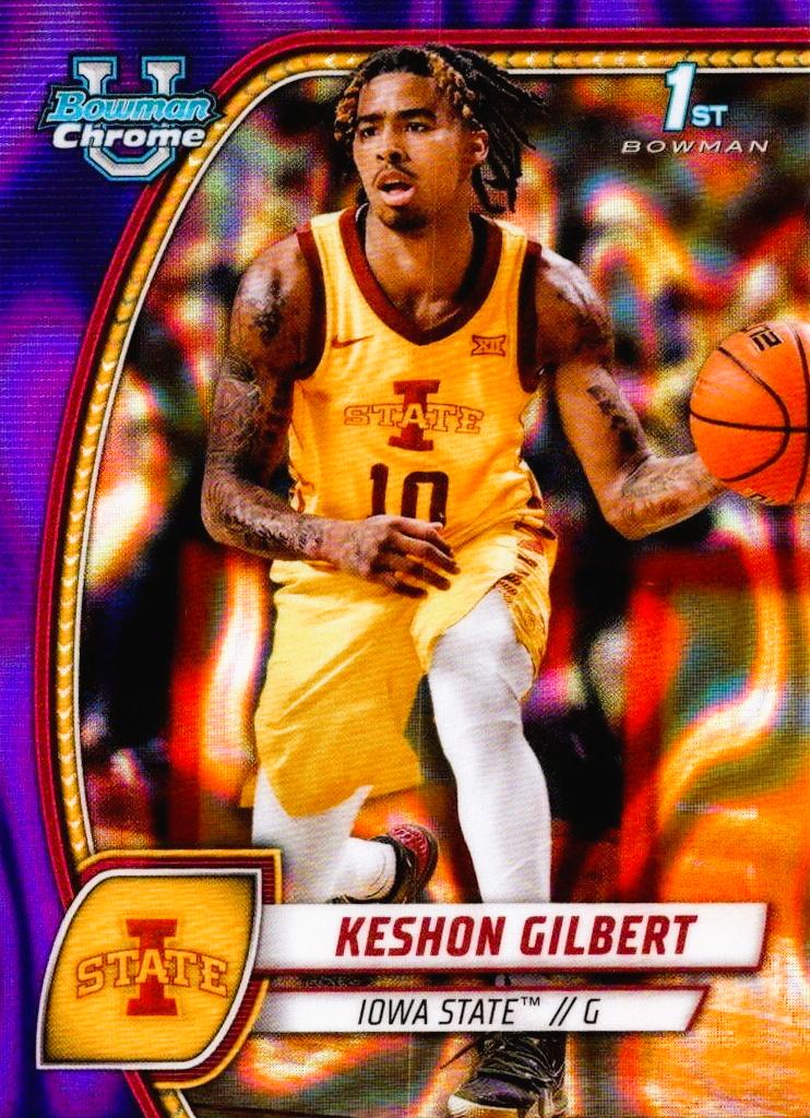 Keshon Gilbert [Purple Lava Refractor] #45