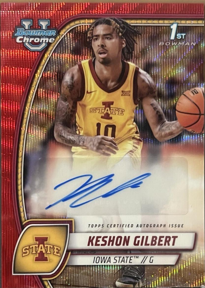 Keshon Gilbert [Red Wave Refractor Autograph] #45