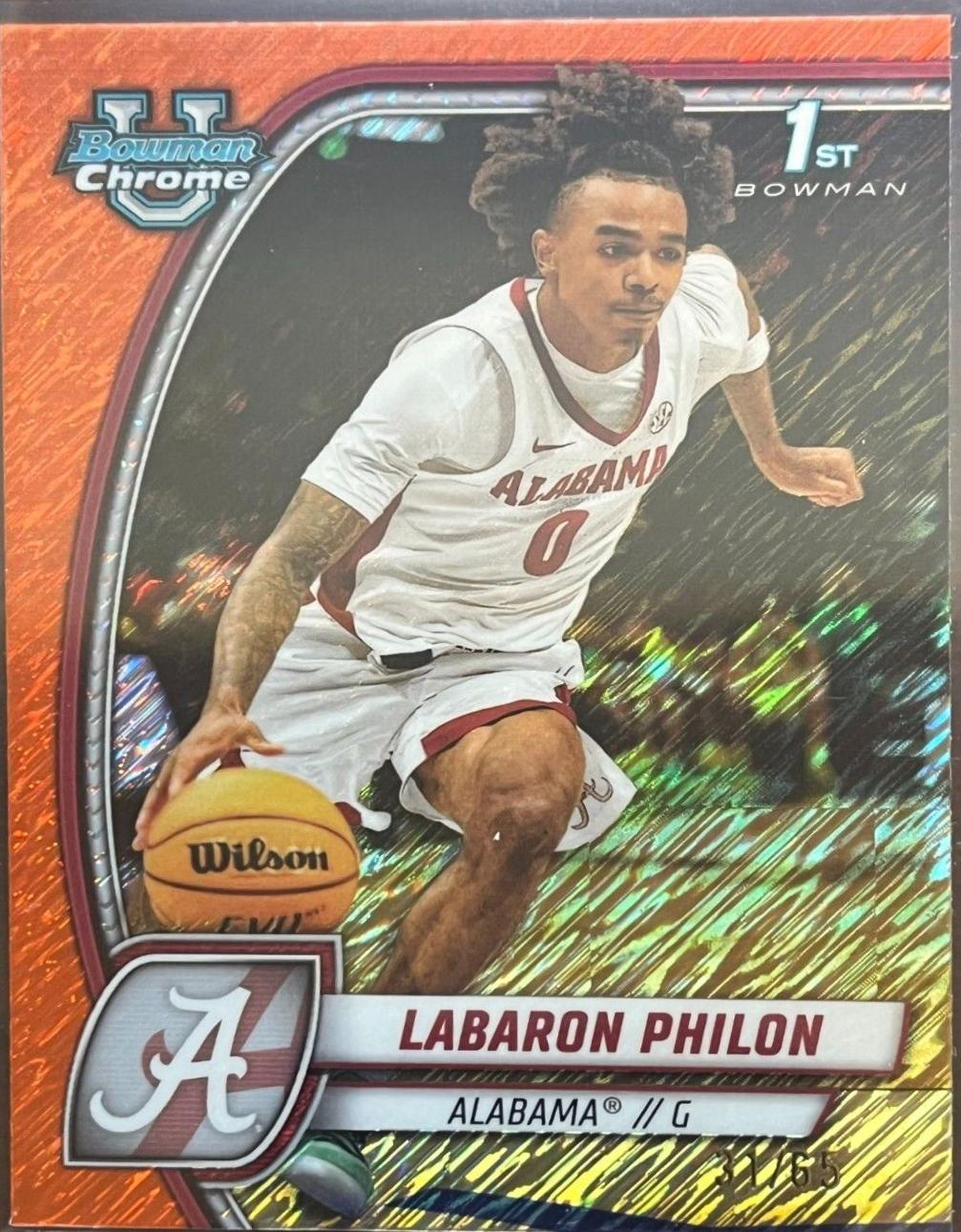 Labaron Philon [Orange Shimmer Refractor] #49