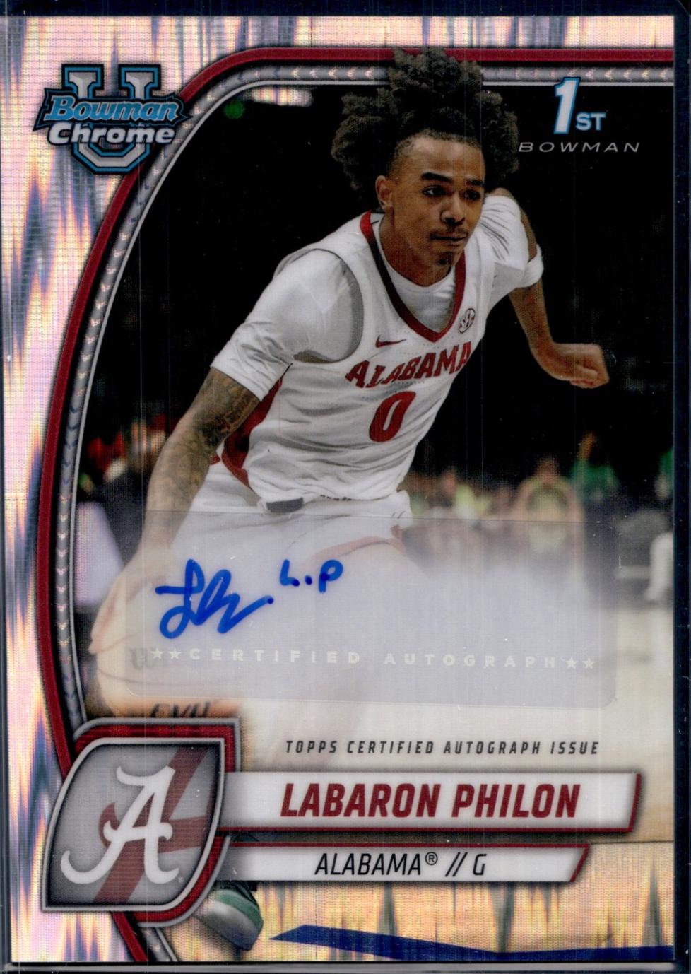 Labaron Philon [Stealth Refractor Autograph] #49