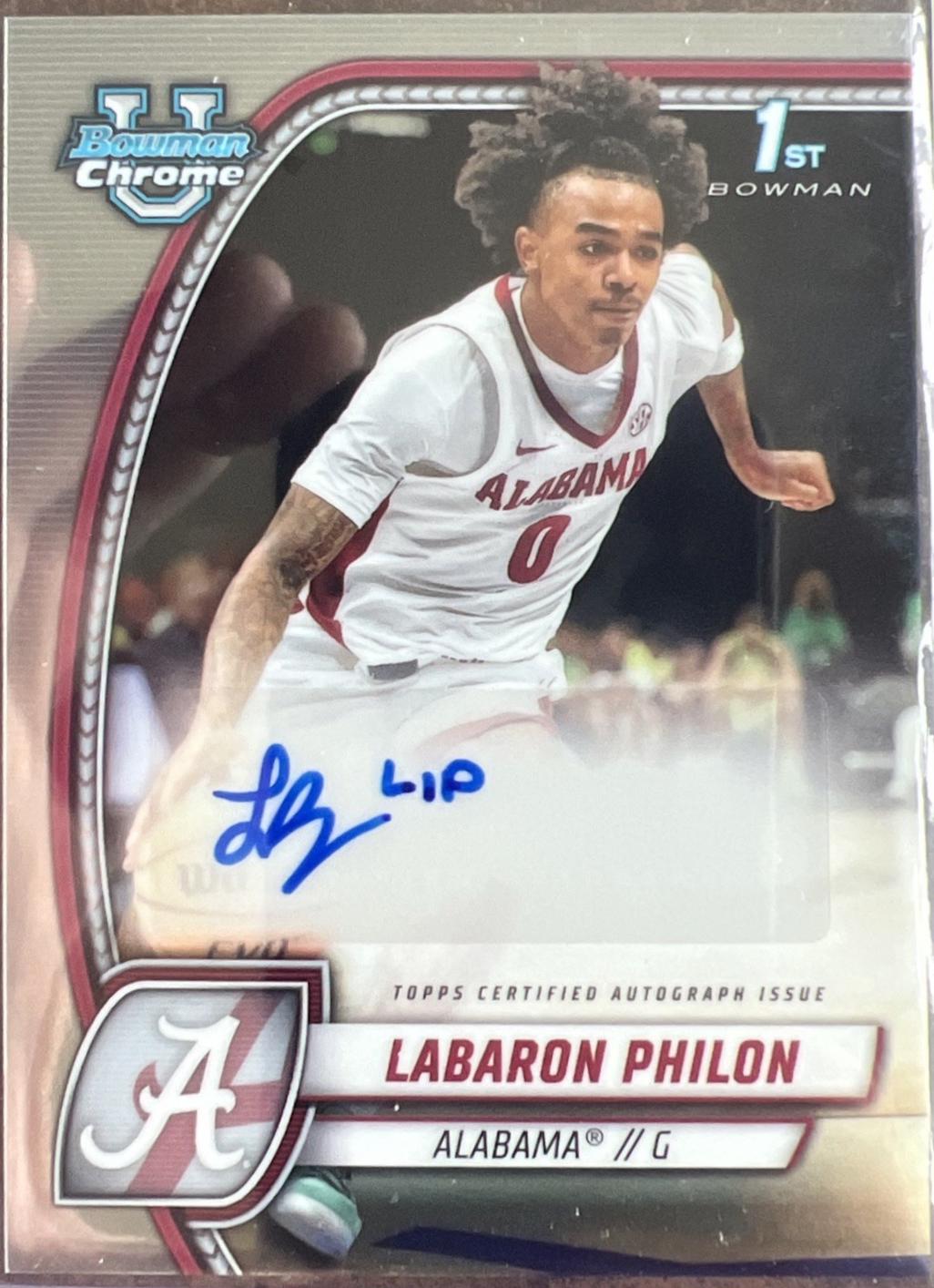 Labaron Philon [Superfractor Autograph] #49