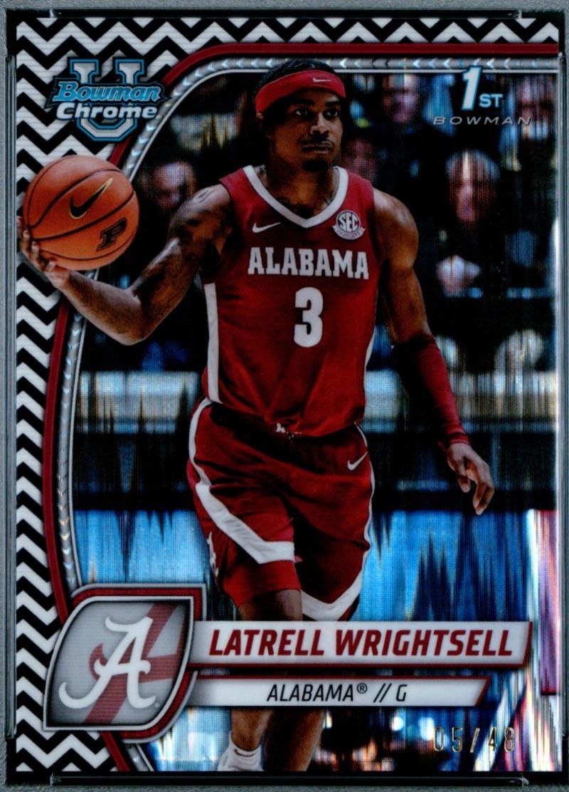 Latrell Wrightsell [Black White Refractor] #51