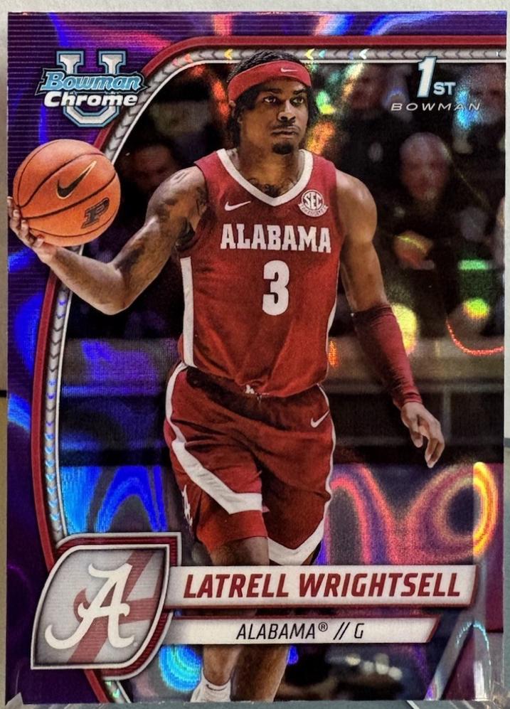 Latrell Wrightsell [Purple Lava Refractor] #51