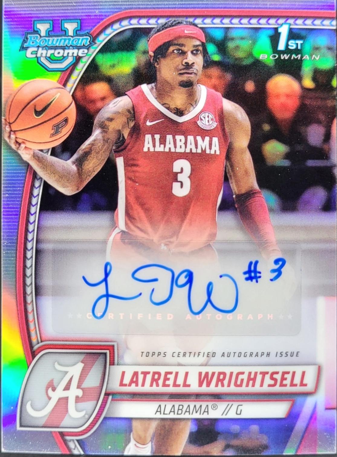 Latrell Wrightsell [Refractor Autograph] #51