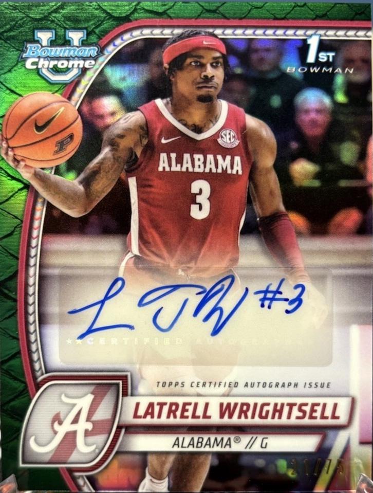 Latrell Wrightsell [Reptilian Green Refractor] #51