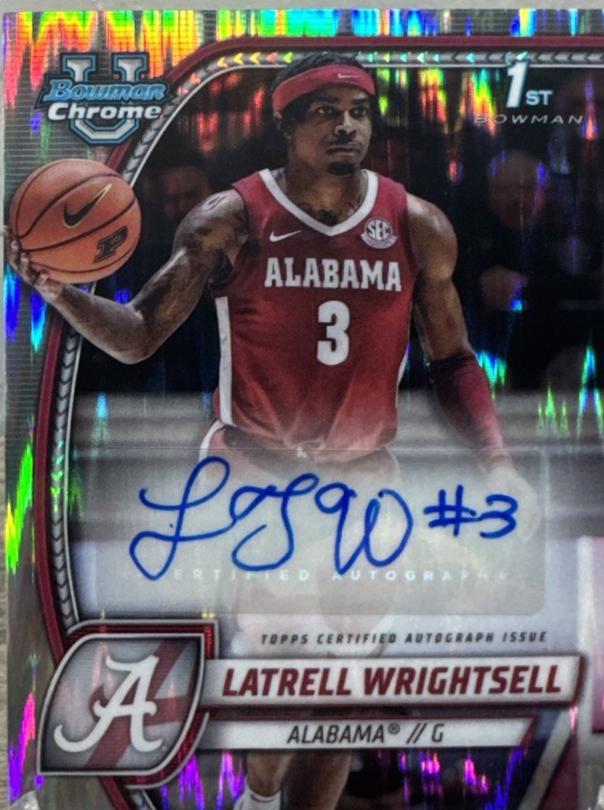 Latrell Wrightsell [Stealth Refractor Autograph] #51