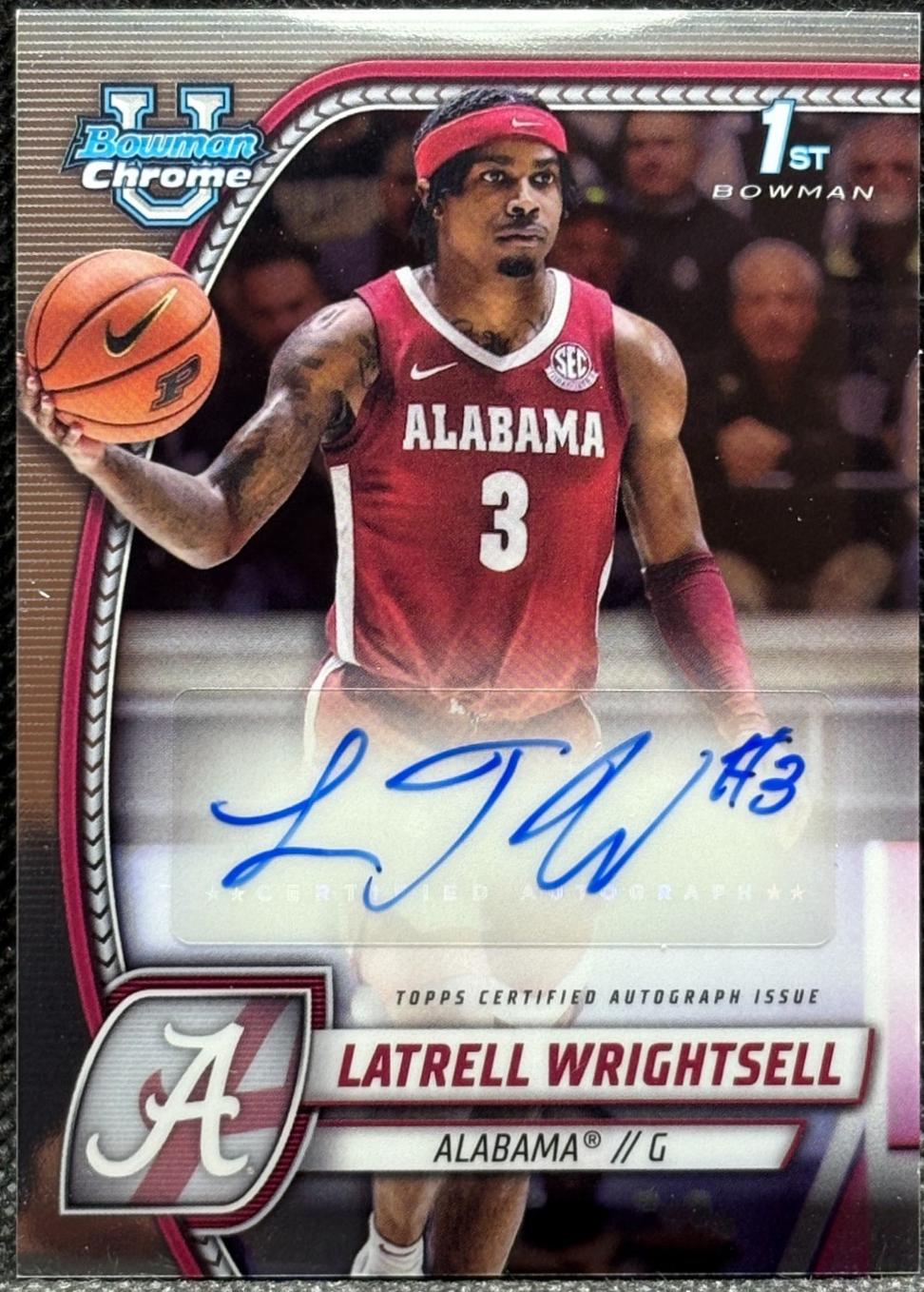 Latrell Wrightsell [Superfractor Autograph] #51