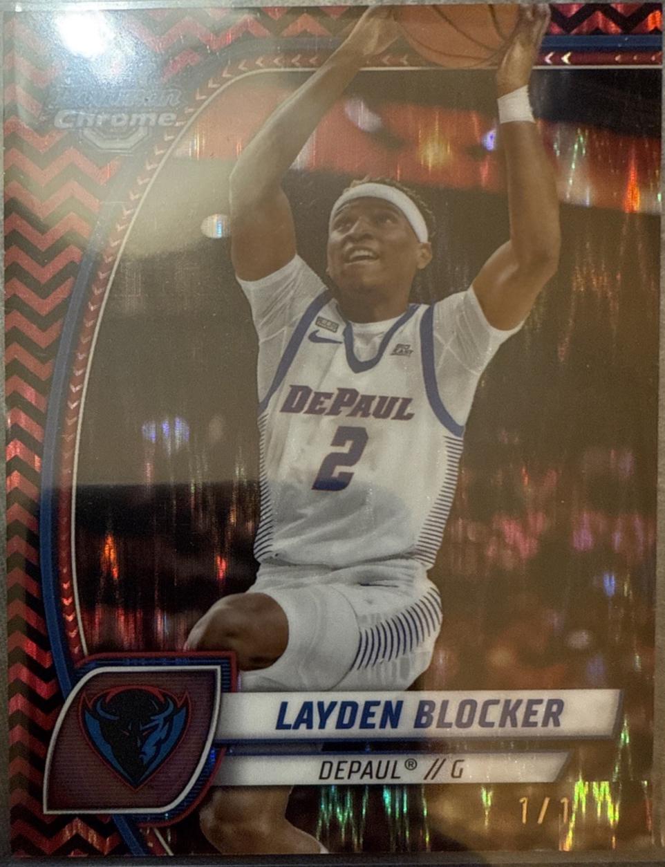 Layden Blocker [Black Red Refractor] #95