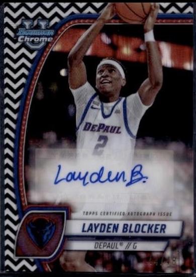 Layden Blocker [Black White Refractor] #95