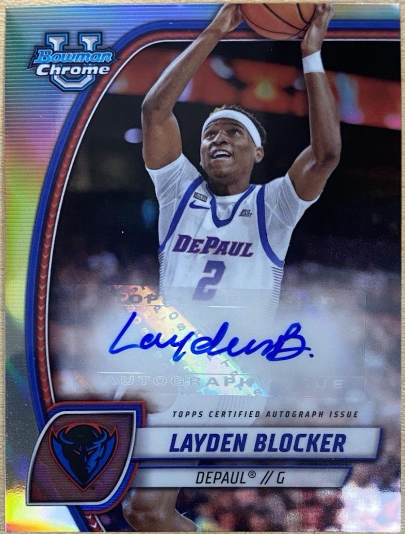 Layden Blocker [Refractor Autograph] #95