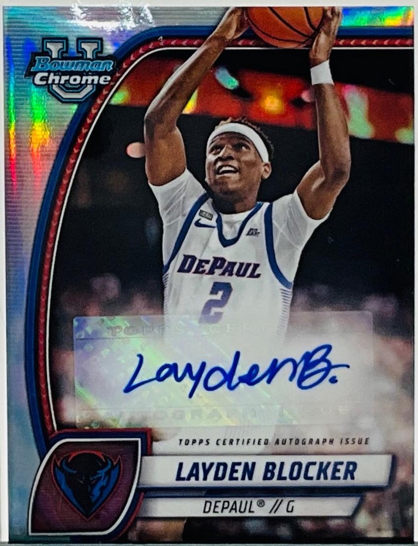 Layden Blocker [Superfractor Autograph] #95