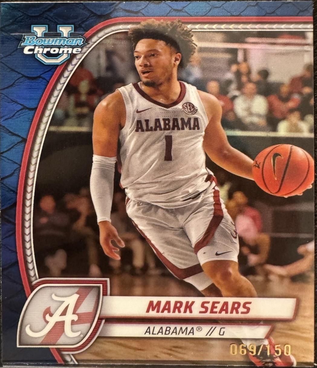 Mark Sears [Reptilian Blue Refractor] #99