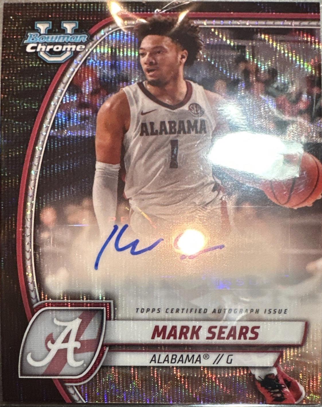 Mark Sears [Stealth Refractor Autograph] #99
