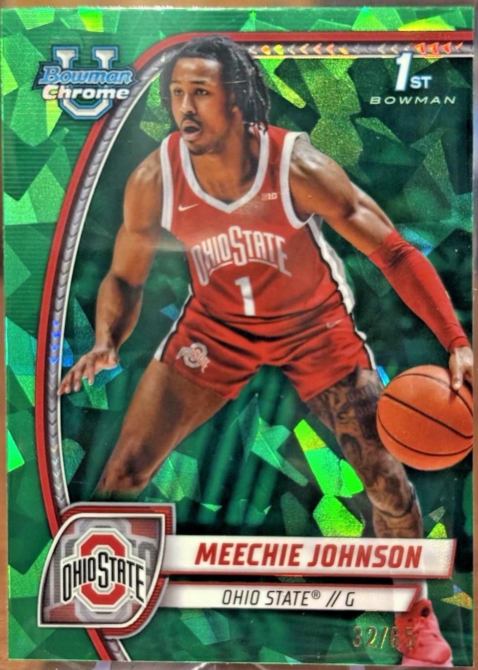 Meechie Johnson [Green Refractor] #54