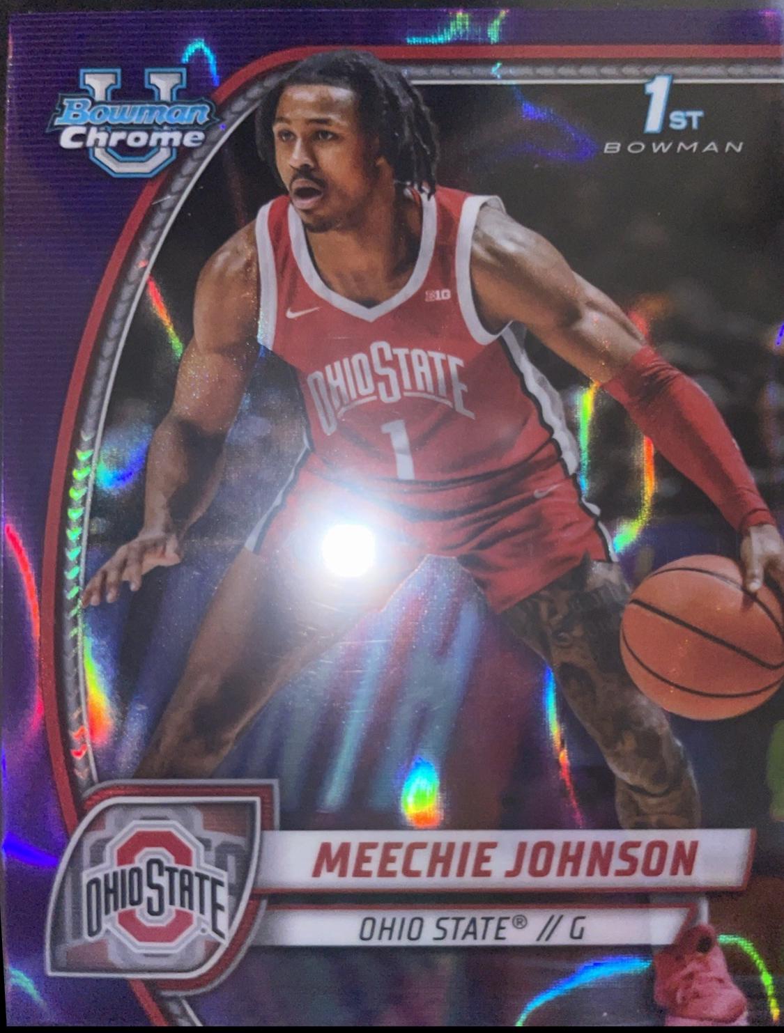 Meechie Johnson [Purple Lava Refractor] #54