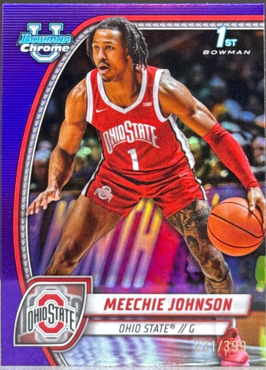 Meechie Johnson [Purple Refractor] #54
