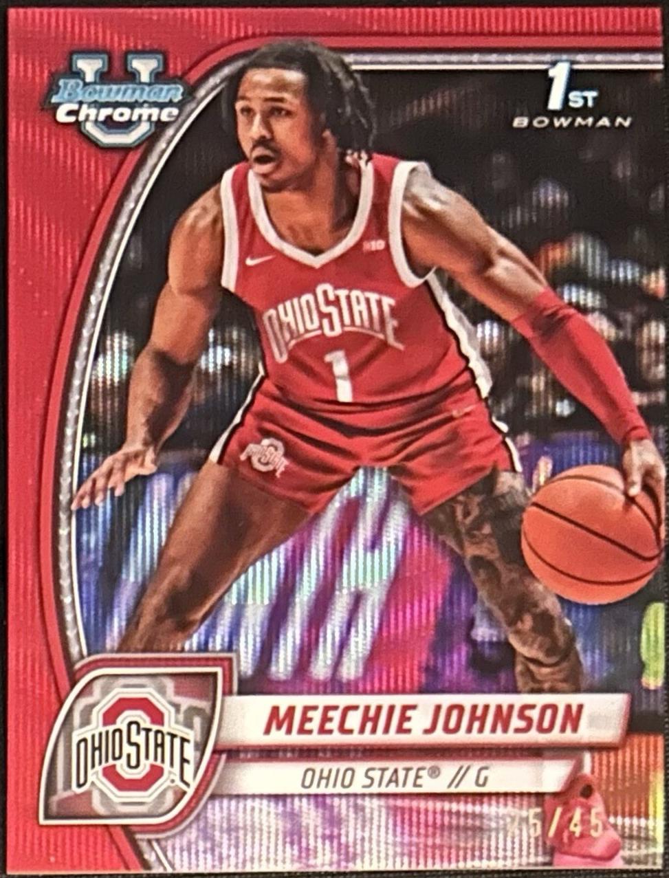 Meechie Johnson [Red Wave Refractor] #54