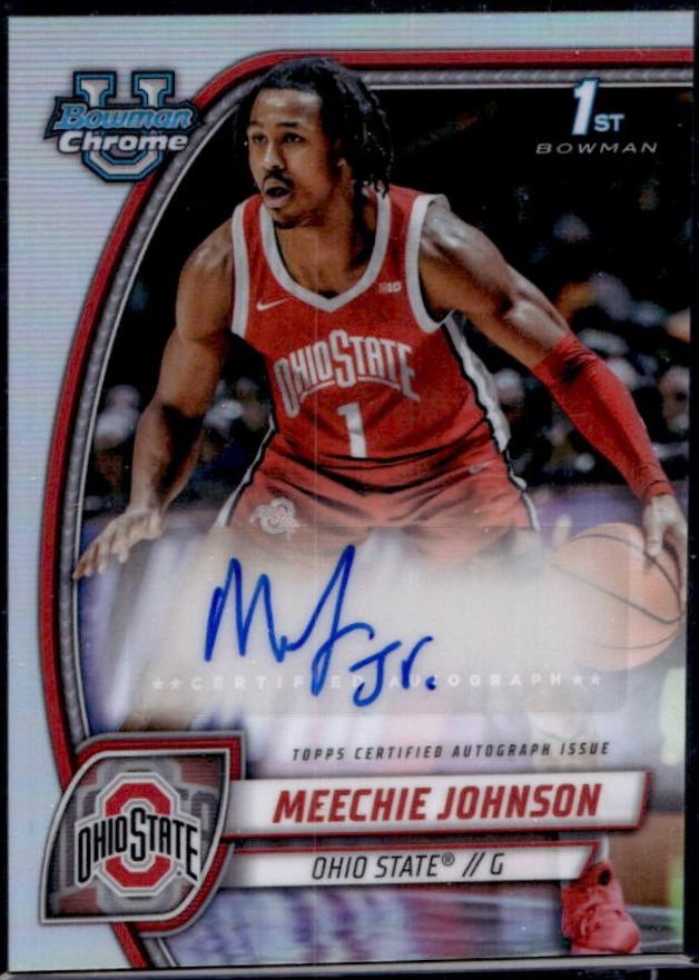Meechie Johnson [Refractor Autograph] #54