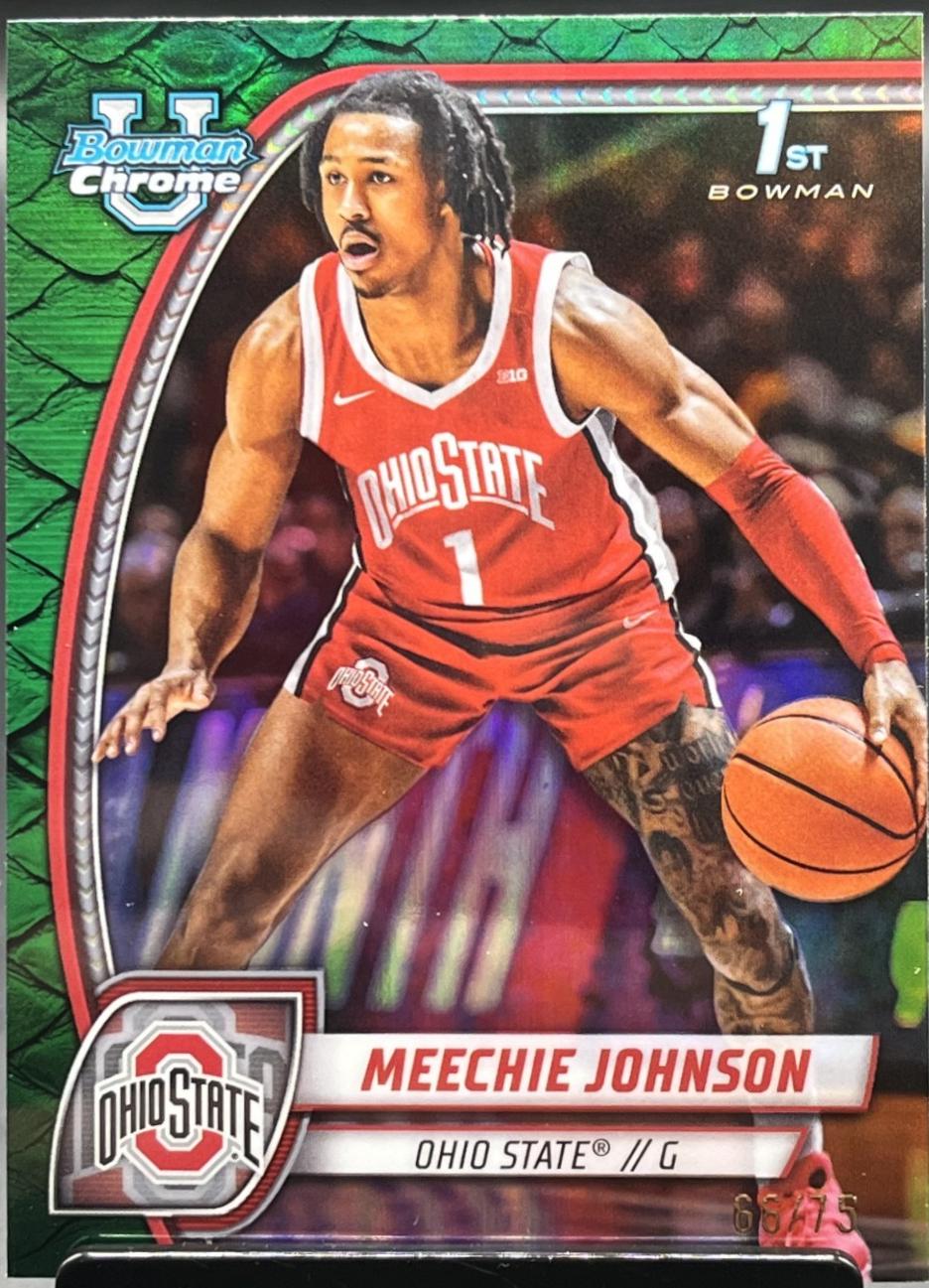 Meechie Johnson [Reptilian Green Refractor] #54