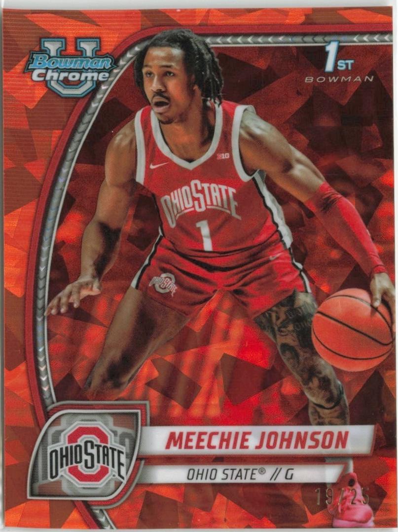 Meechie Johnson [Reptilian Orange Refractor] #54