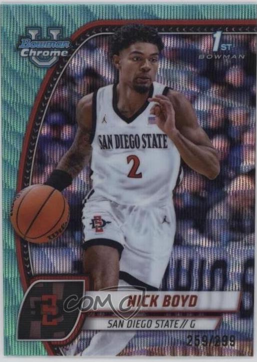 Nick Boyd [Aqua Wave Refractor] #73
