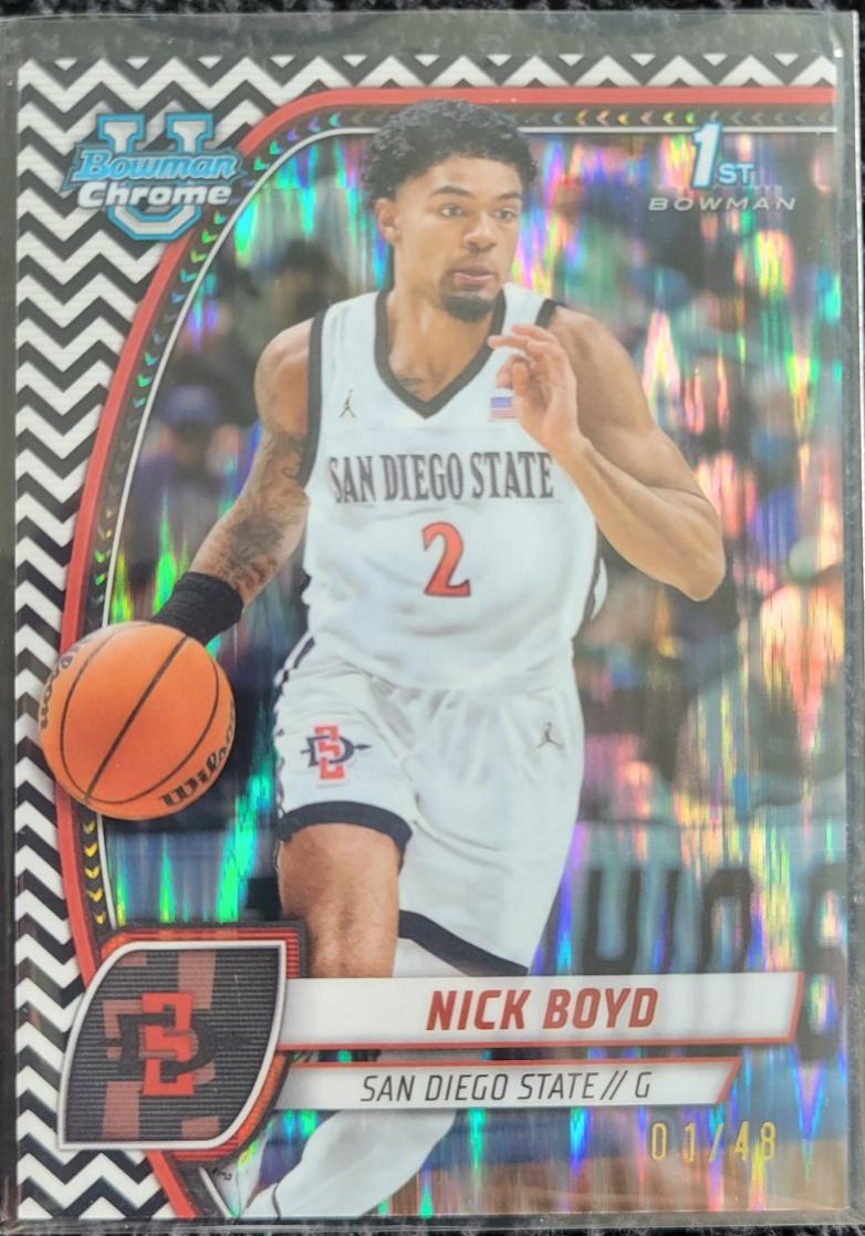 Nick Boyd [Black White Refractor] #73