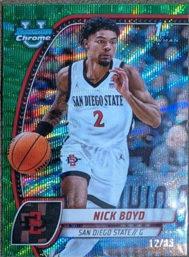 Nick Boyd [Green Wave Refractor] #73