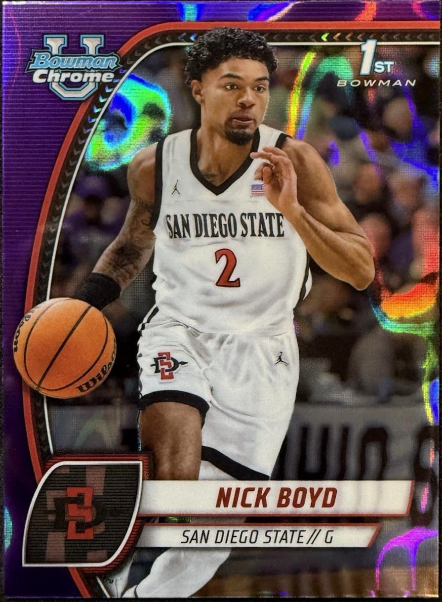 Nick Boyd [Purple Lava Refractor] #73
