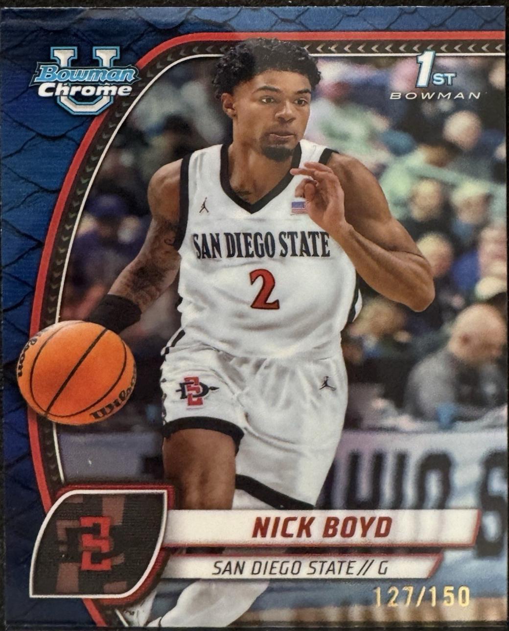 Nick Boyd [Reptilian Blue Refractor] #73