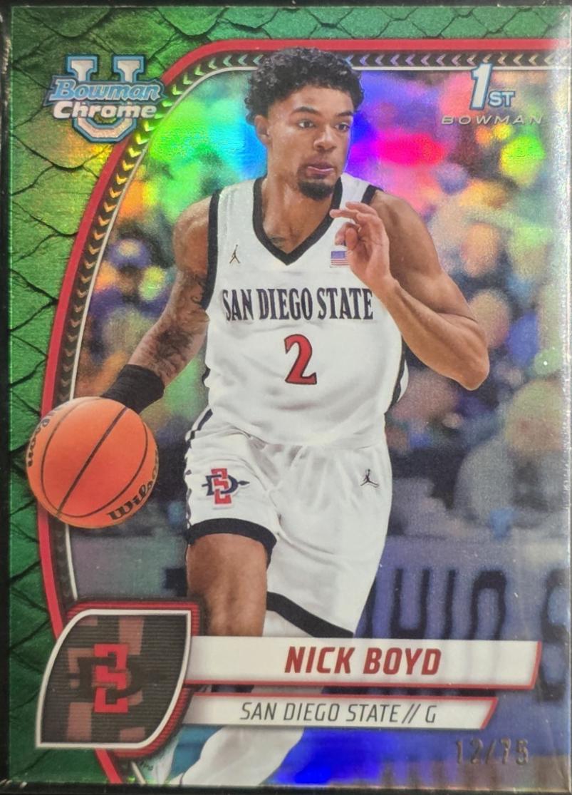 Nick Boyd [Reptilian Green Refractor] #73