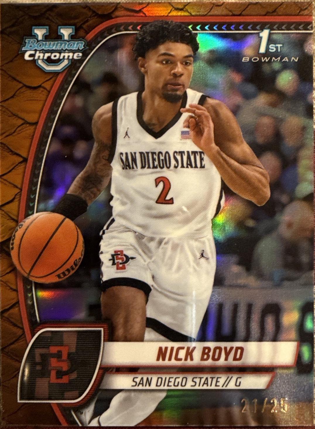 Nick Boyd [Reptilian Orange Refractor] #73