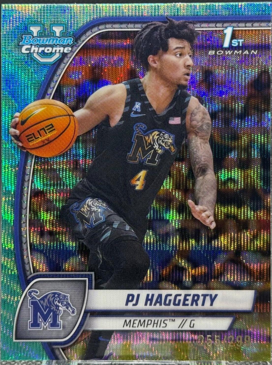PJ Haggerty [Aqua Wave Refractor] #59