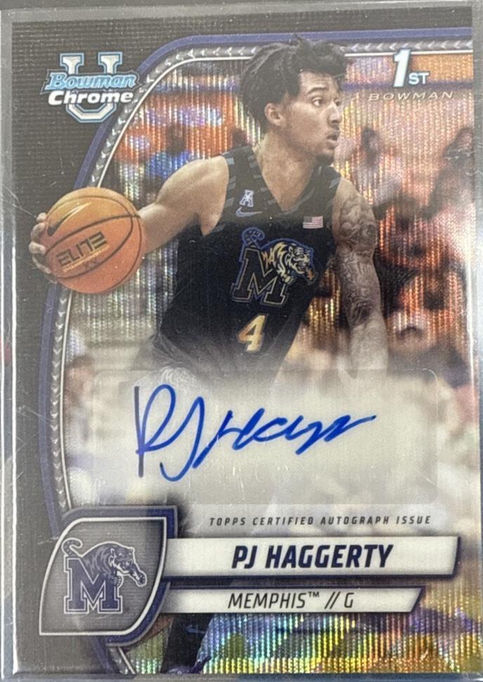 PJ Haggerty [Black Wave Refractor Autograph] #59