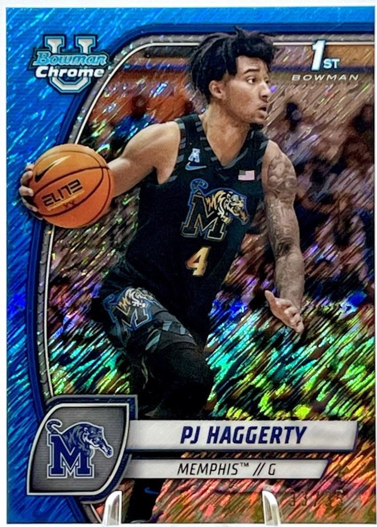 PJ Haggerty [Blue Shimmer Refractor] #59