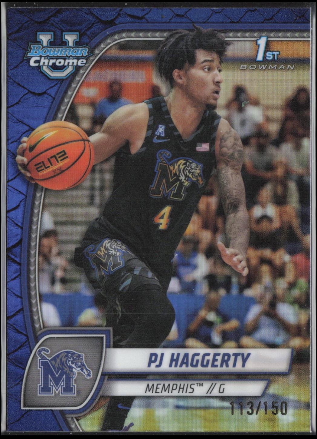 PJ Haggerty [Reptilian Blue Refractor] #59