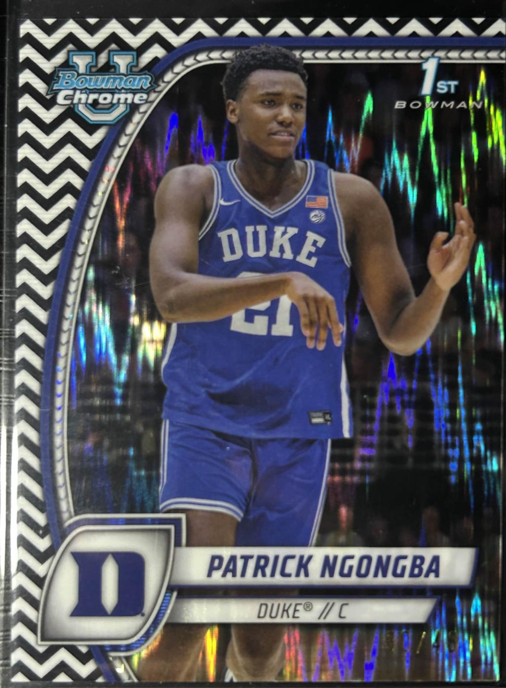 Patrick Ngongba [Black White Refractor] #58