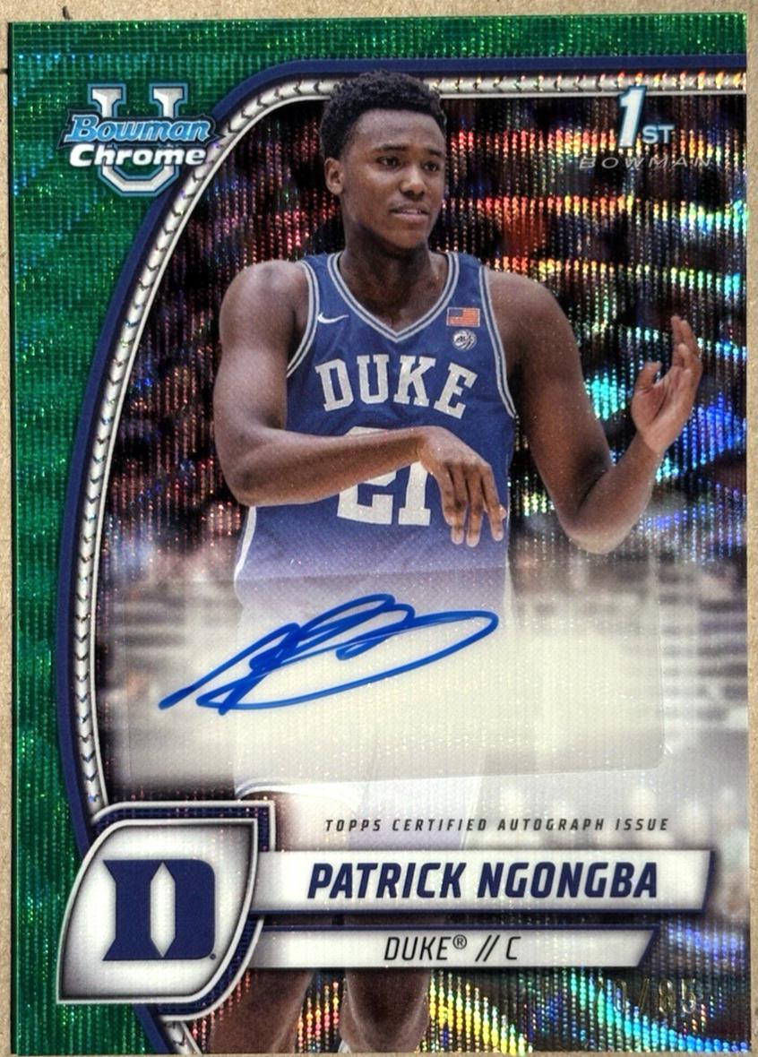 Patrick Ngongba [Green Wave Refractor Autograph] #58