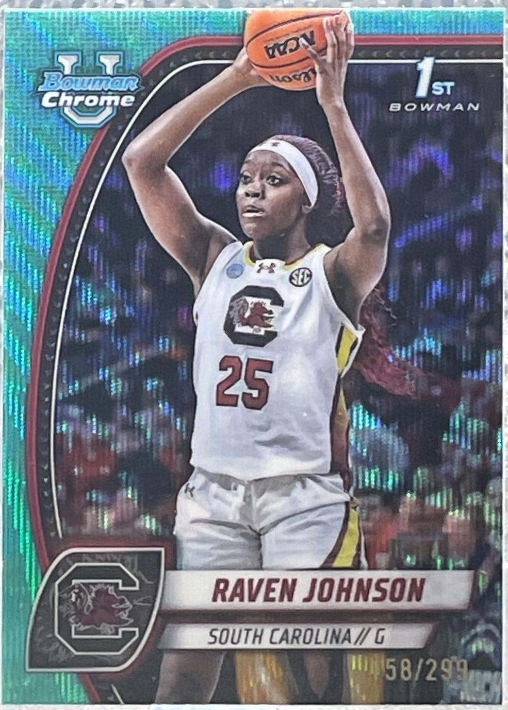 Raven Johnson [Aqua Wave Refractor] #60