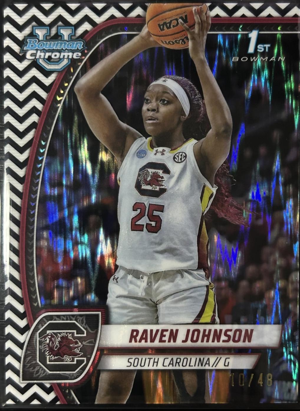 Raven Johnson [Black White Refractor] #60