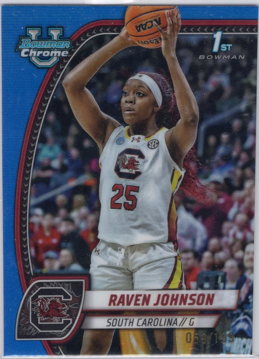 Raven Johnson [Blue Refractor] #60
