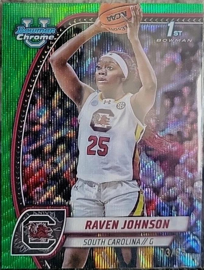 Raven Johnson [Green Wave Refractor] #60