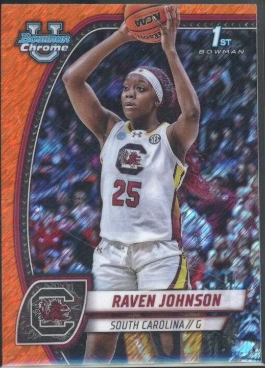 Raven Johnson [Orange Shimmer Refractor] #60