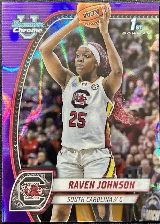 Raven Johnson [Purple Lava Refractor] #60