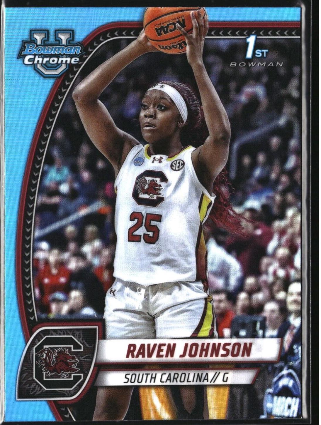 Raven Johnson [Sky Blue Refractor] #60