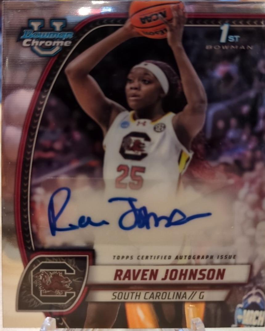 Raven Johnson [Superfractor Autograph] #60