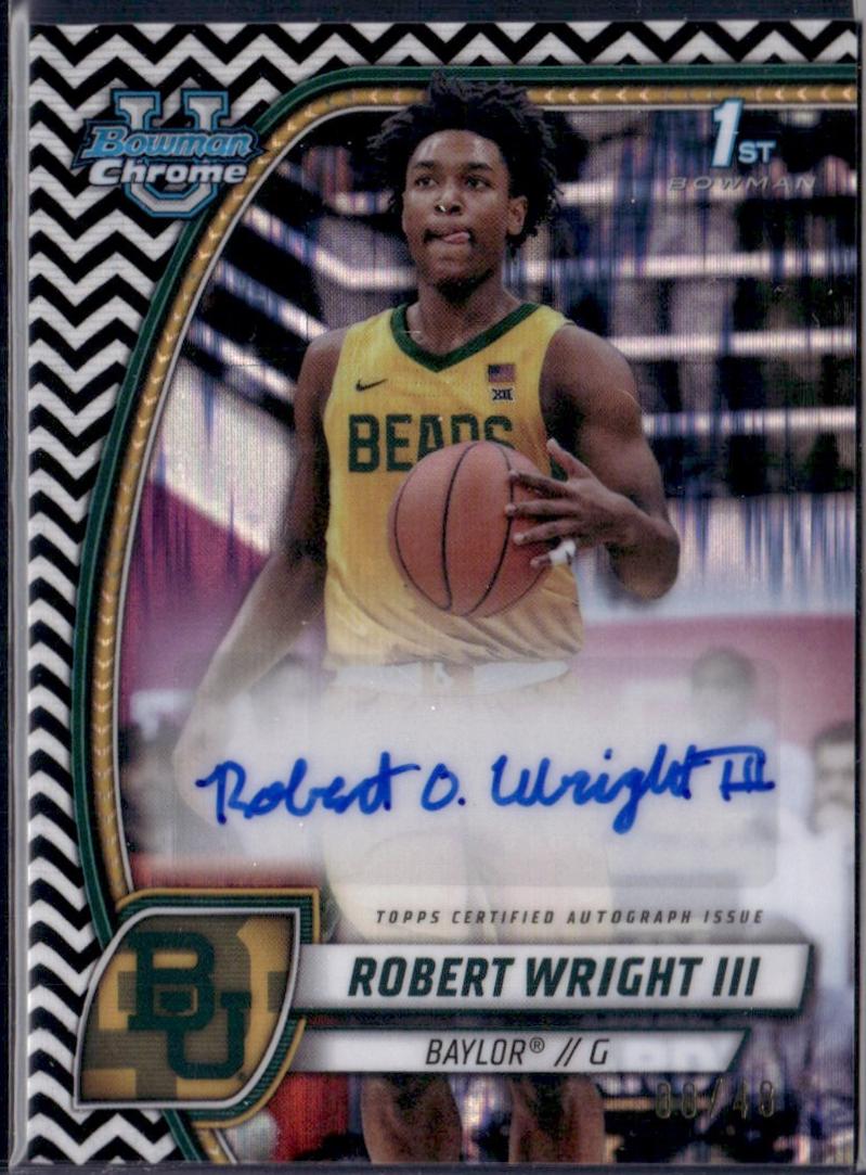 Robert Wright III [Black White Refractor] #15