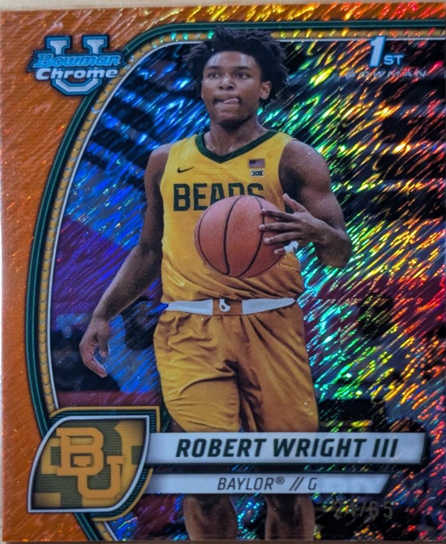 Robert Wright III [Orange Shimmer Refractor] #15